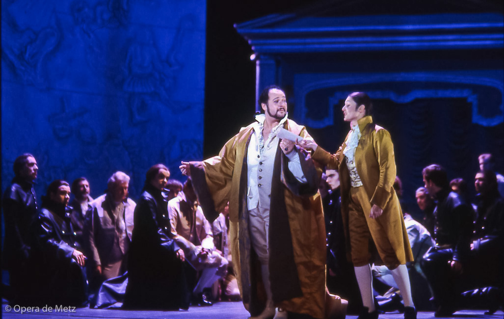 Gustavo in Gustavo III © Opera de Metz, France